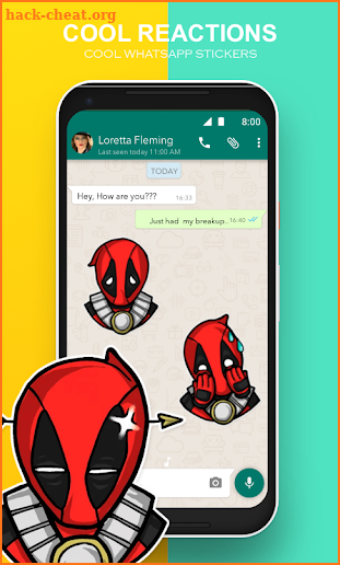 Deadpool WAStickerApps - Chat stickers vol. 2 👍 screenshot