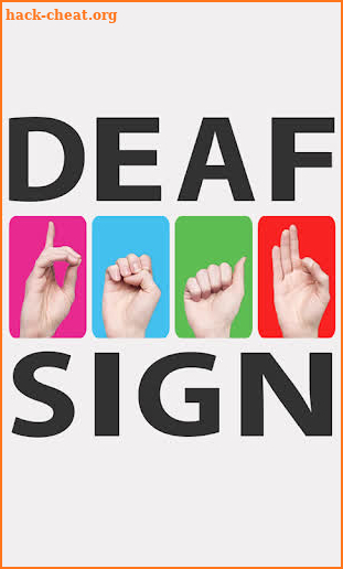 Deaf Sign Language - Learn Deaf Signs screenshot