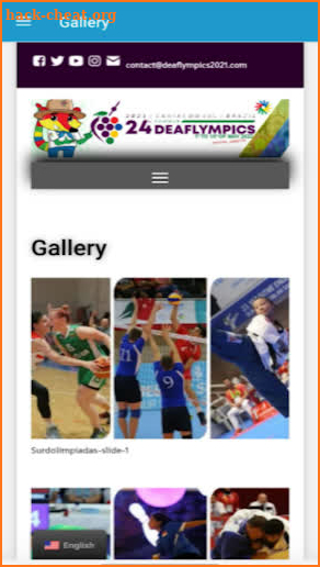 Deaflympics Caxias 2021 screenshot