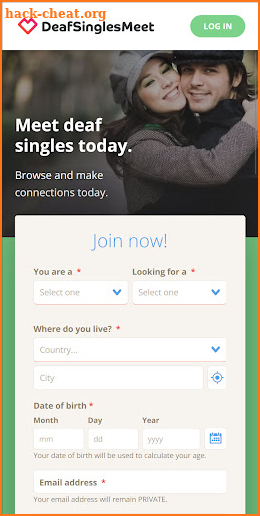 DeafSinglesMeet Dating App screenshot