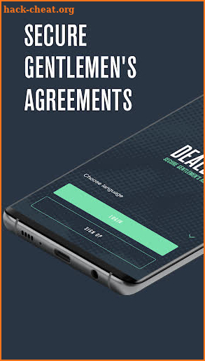 Dealdone - Secure Gentlemen’s Agreements screenshot