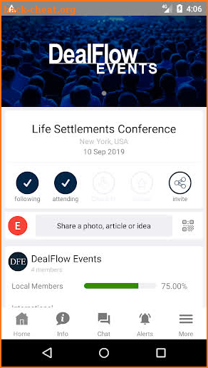 DealFlow Events screenshot