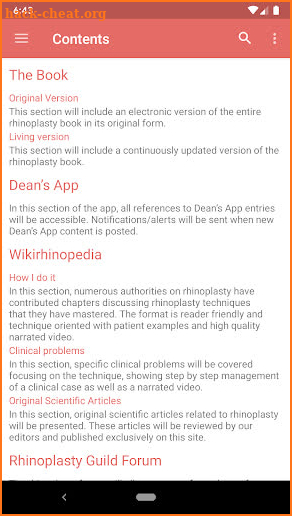 Dean's App screenshot