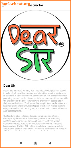 Dear Sir | The Learning App - Online Course | Free screenshot