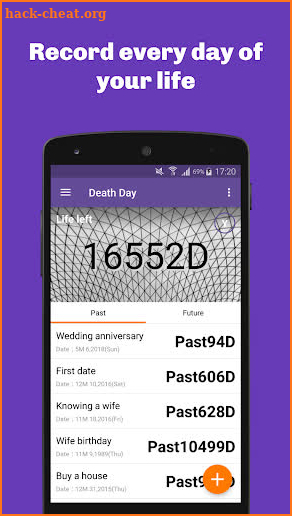 Death Day－Calendar,, clock, life plan, time screenshot