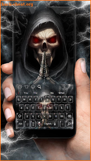 Death Devil Skull Keyboard Theme screenshot