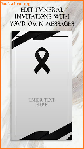 Death Invitation Card Maker screenshot