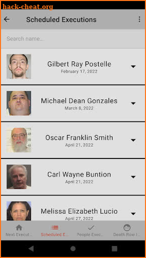 Death Row Calendar USA screenshot