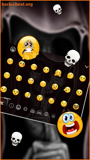 Death Skull Parallax Keyboard screenshot