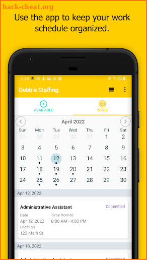 Debbie’s Staffing screenshot