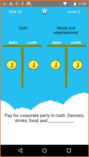 Debit and Credit - Accounting screenshot