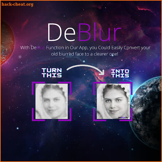 DeBlurify - AI Photo Enhancer screenshot