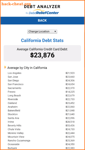 Debt Analyzer screenshot