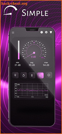 Decibel meter & free noise meter screenshot