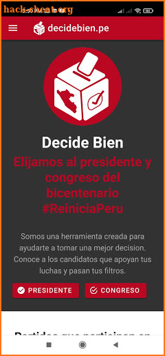 Decide Bien Perú screenshot
