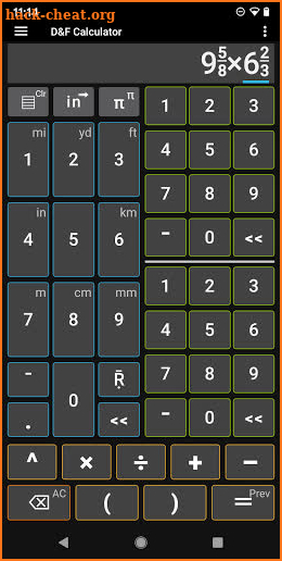 Decimal & Fraction Calculator screenshot