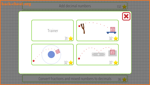 Decimals - Fifth grade Math skills screenshot