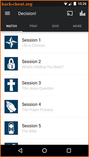 DECISION POINT - Catholic App screenshot