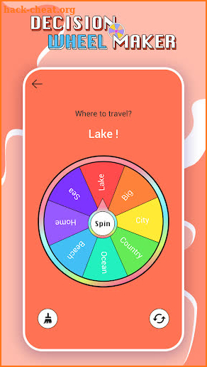 Decision Wheel Maker screenshot