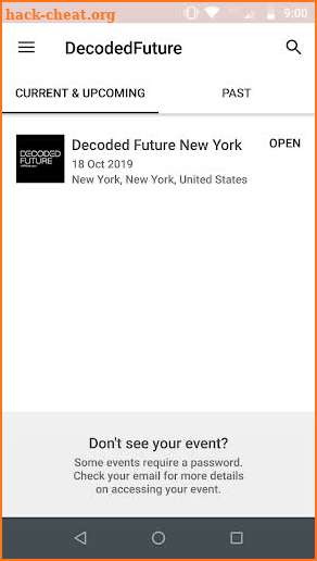 Decoded Future, New York 2019 screenshot