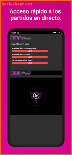 Dedo Play TV fútbol screenshot