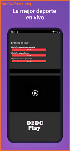 Dedo Play TV Player screenshot
