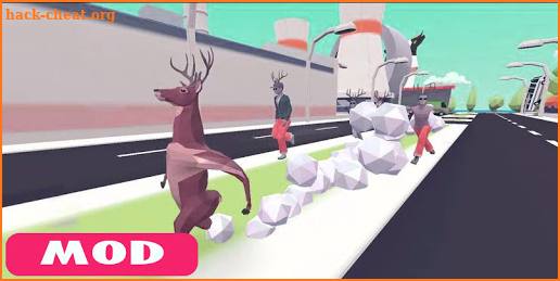 Deeeer Simulator Mod City Funny Goat Tips screenshot