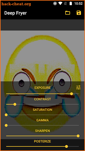 Deep Fryer - Image editor screenshot