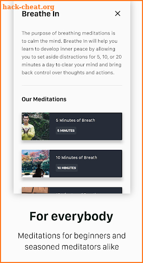 Deep Meditation: Relaxation & Sleep Meditation App screenshot