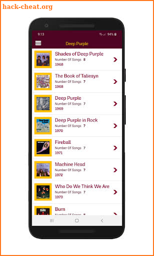 Deep Purple Modern Music Library (Unofficial) screenshot