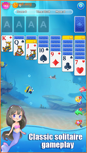 Deep Sea Solitaire screenshot