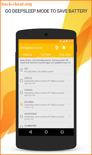Deep Sleep Battery Saver Pro screenshot