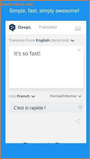 Deep Translator screenshot