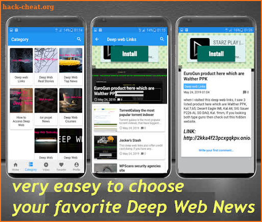 Deep Web Links News screenshot