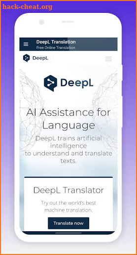 DeepL Translate screenshot