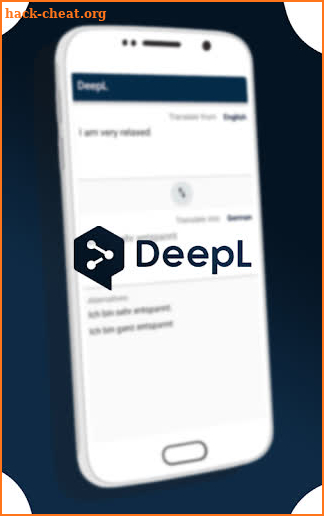 Deepl Translator App screenshot