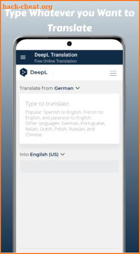 DeepL Translator App Guide screenshot