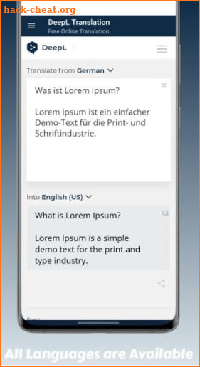 DeepL Translator App Guide screenshot