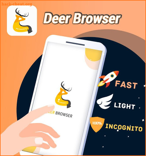 Deer Browser: Light, Fast, Incognito Web Browser🏄 screenshot