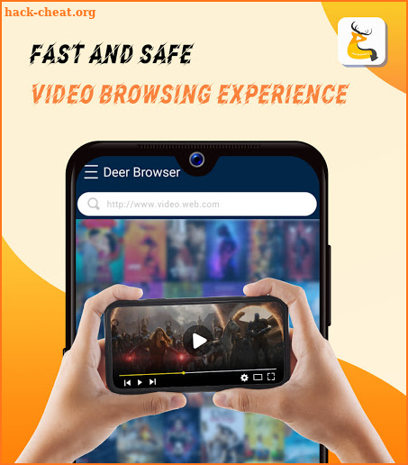 Deer Browser Lite: Free, Light & Safe Browser 📺 screenshot