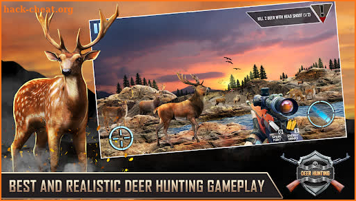 Deer Hunter 3D: Shooting Games screenshot