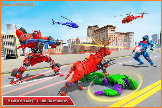 Deer Robot Car Game – Robot Transforming Games screenshot