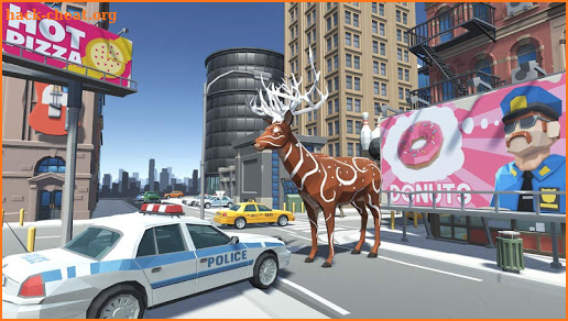Deer Simulator Animal City screenshot