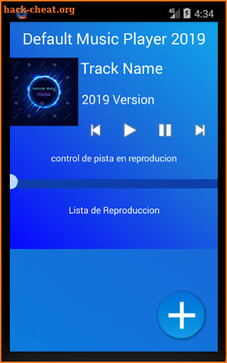Default Music Player 2019 screenshot