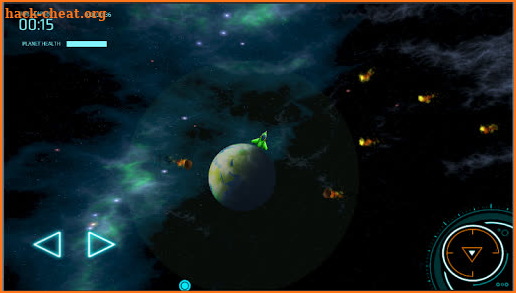 DEFENDER-Asteroid attack screenshot