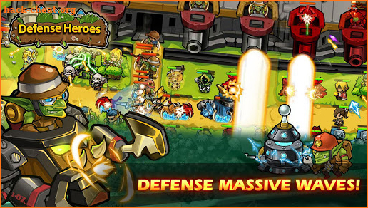 Defense Heroes: Defender War Tower Defense Offline screenshot