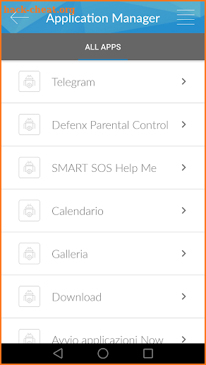 Defenx Parental Control screenshot