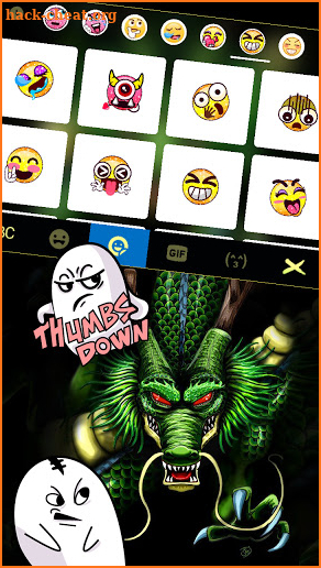 Deity Dragon Keyboard Background screenshot