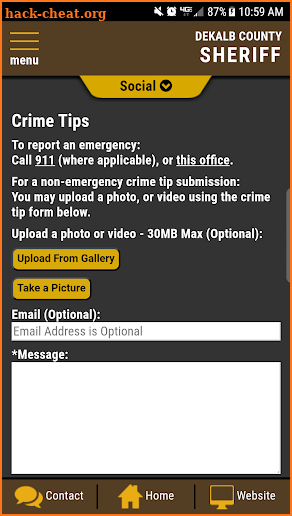 Dekalb County AL Sheriffs Office screenshot
