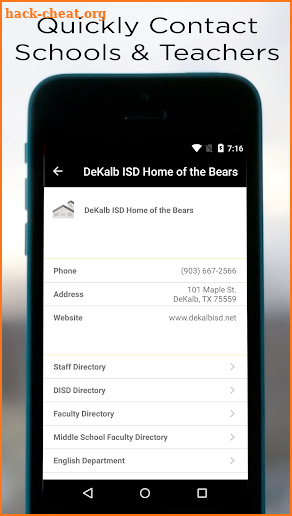 DeKalb ISD screenshot